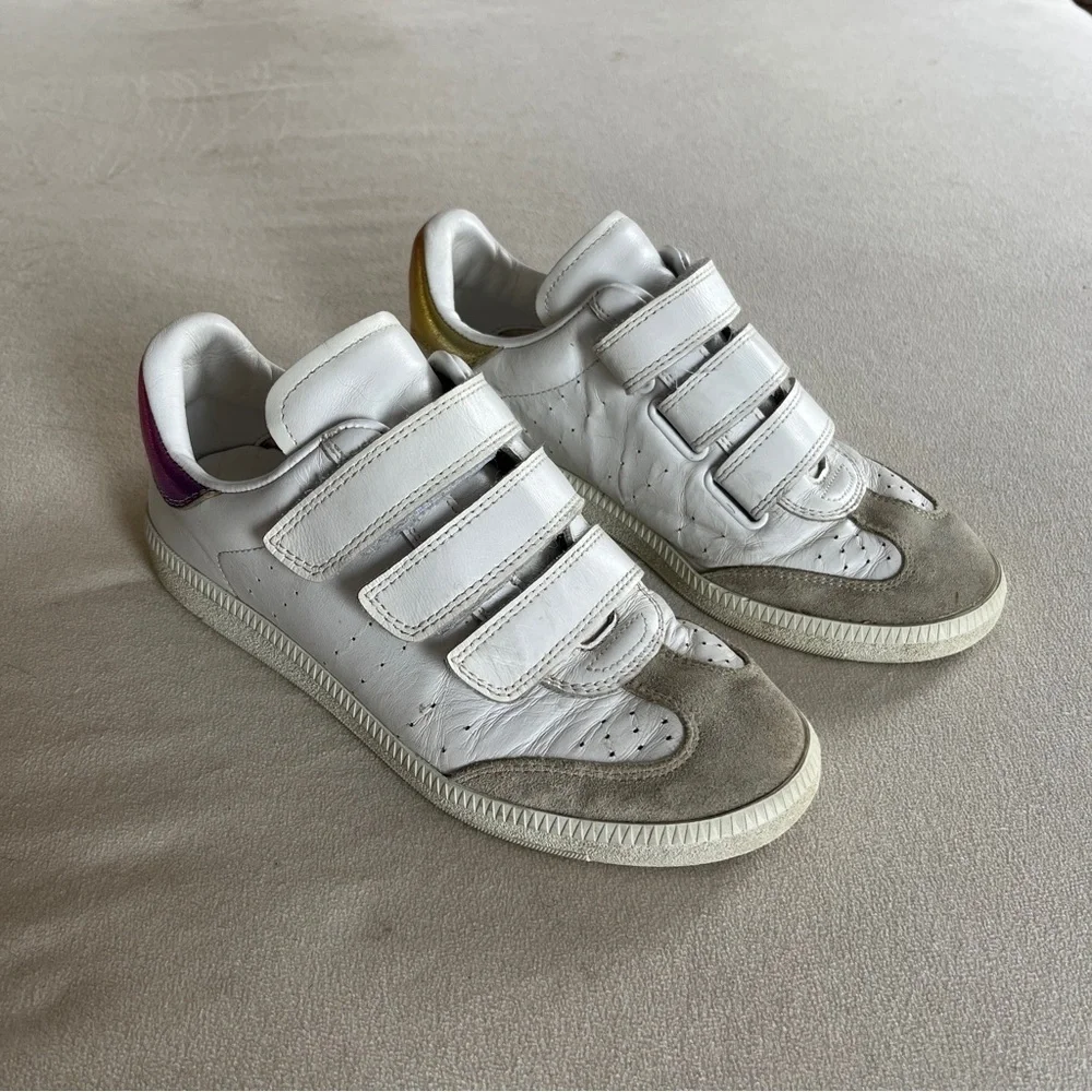 Isabel Marant Beth Classic Sneaker in Metallic Sunset Size 36 US 6 - Picture 2 of 8